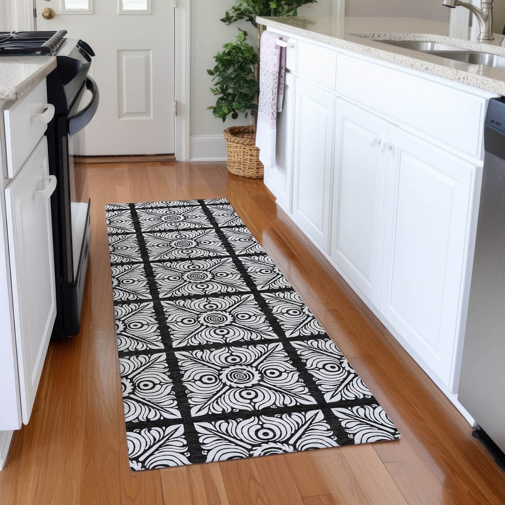 Premium Washable Super Soft Traditional Mosaic Mayfield Rug