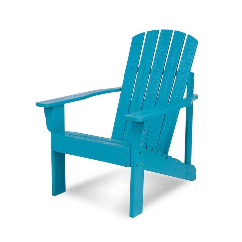 Laguna Outdoor Weather Resistant Wood Patio Adirondack Wood Chair - Blue