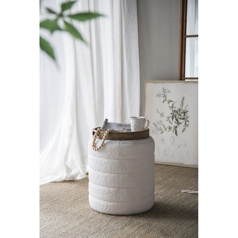 GDFStudio - Isabella French Country Home Decor Collection with Vase, Stool - 22.4"