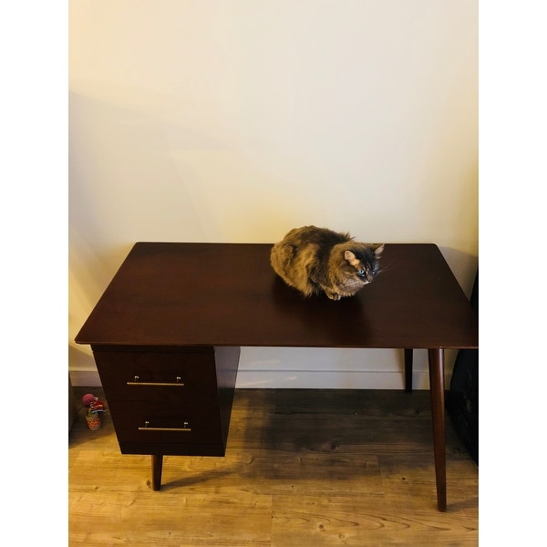 Top Product Reviews For Angelo Home Leon Mid Century Desk 13797274 Overstock