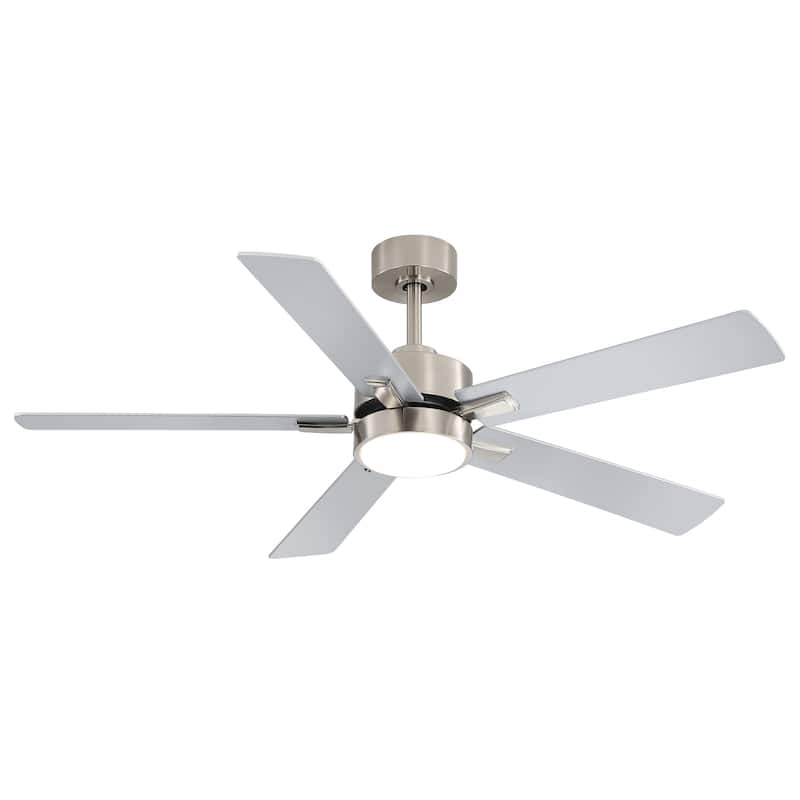 52 inch 5 Blade LED Ceiling Fan with Remote and Light Kit