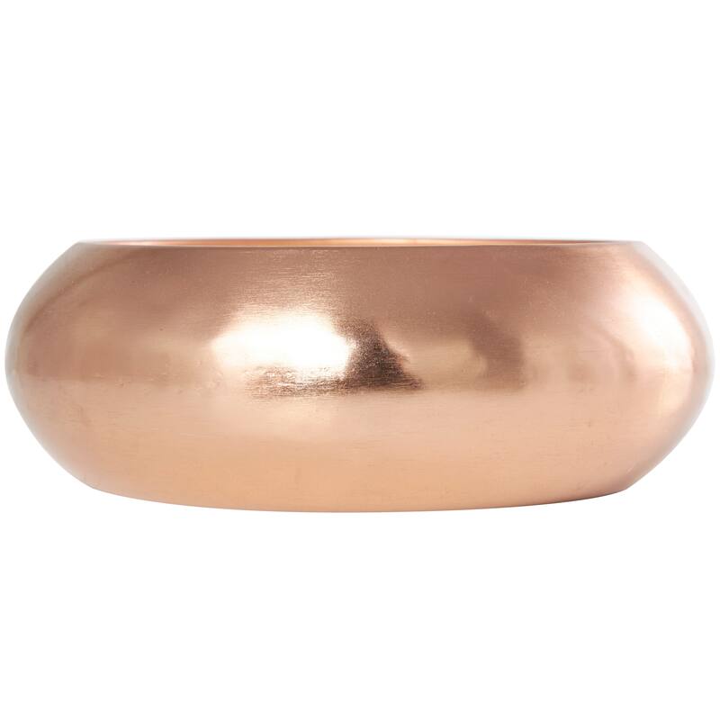 Copper Metal Tropical Breeze Scented Wide Wick Candle with White Wax