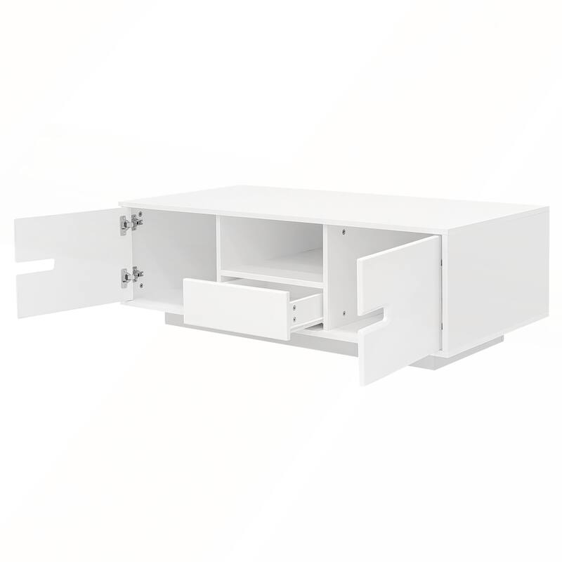 Modern High Glossy Rectangle Coffee Table