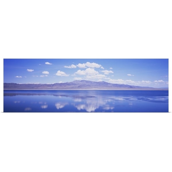 "Reflection of clouds in a lake, Walker Lake, Mineral County, Nevada" Poster Print