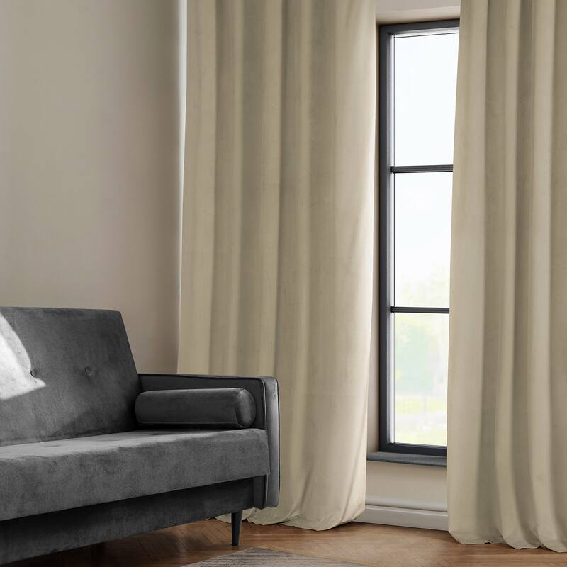 Exclusive Fabrics Heritage Plush Velvet Curtain (1 Panel)