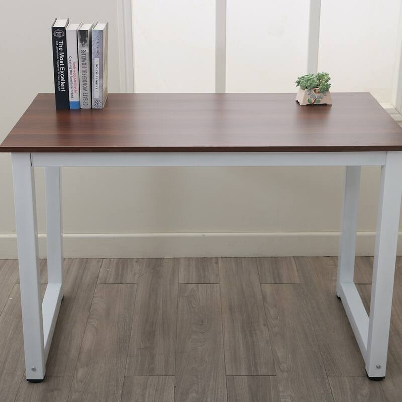 41.31" White Feet Writing Desk