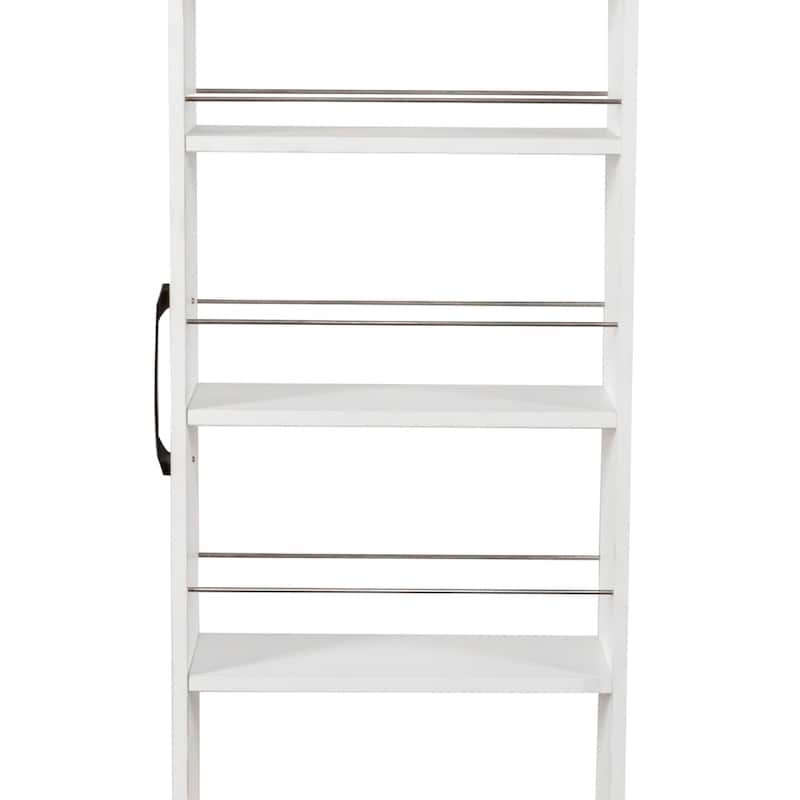 7 Tier Multi-functional Pull-out Storage Single-sided Open Shelf with Casters