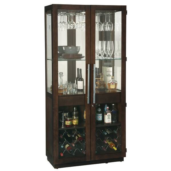 Shop Howard Miller Chaperone Iii Foyer Liquor Or Wine Cabinet 80 In High X 38 5 In Wide X 18 25 In Deep Overstock 23439310