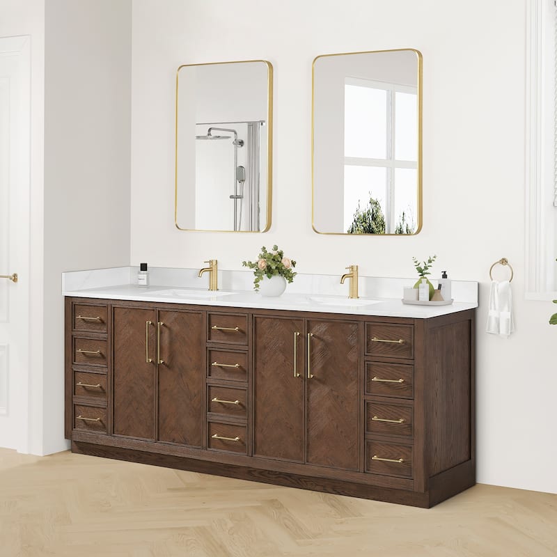Jakarta Bath Vanity with Quartz Stone Top without Mirror