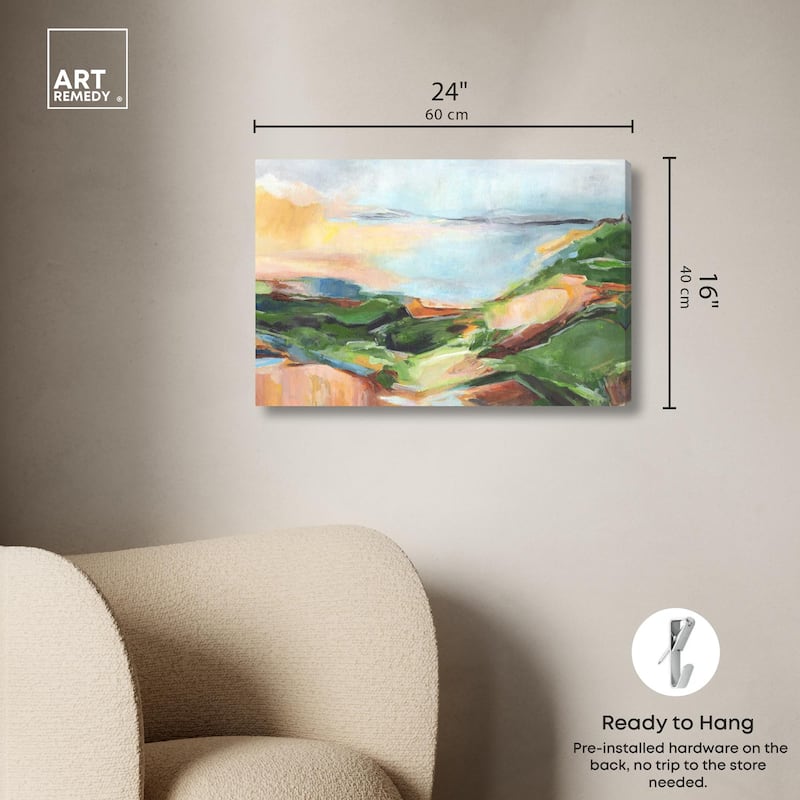 Abstract Landscape Canvas by Art Remedy, Gallery Wrapped