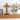 Brown Wood Industrial Sculpture Cross 21 x 12 x 4 - 12 x 4 x 21