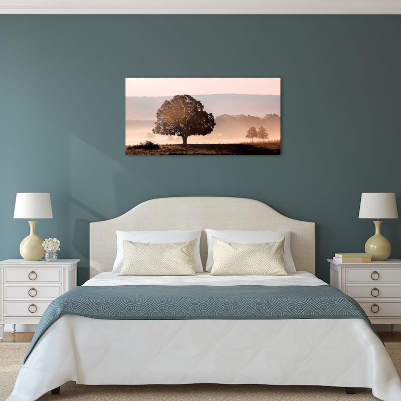 "Plain View" Frameless Free Floating Tempered Art Glass Wall Art by EAD Art Coop