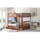 preview thumbnail 13 of 51, Minimalist Style Full Over Full Bunk Bed with Two Storage Drawers,Solid Pine Legs and Strong Durable Frame