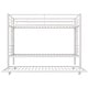 preview thumbnail 33 of 66, VECELO Twin Over Twin Metal Bunk Bed Frame for Kids Teens, Heavy Duty Noise-Free Platform Bed, Storage Space