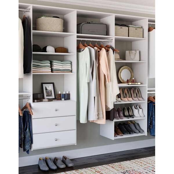 Easy Track 12 Ft. W. Classic Laminate Closet Kit - Bed Bath