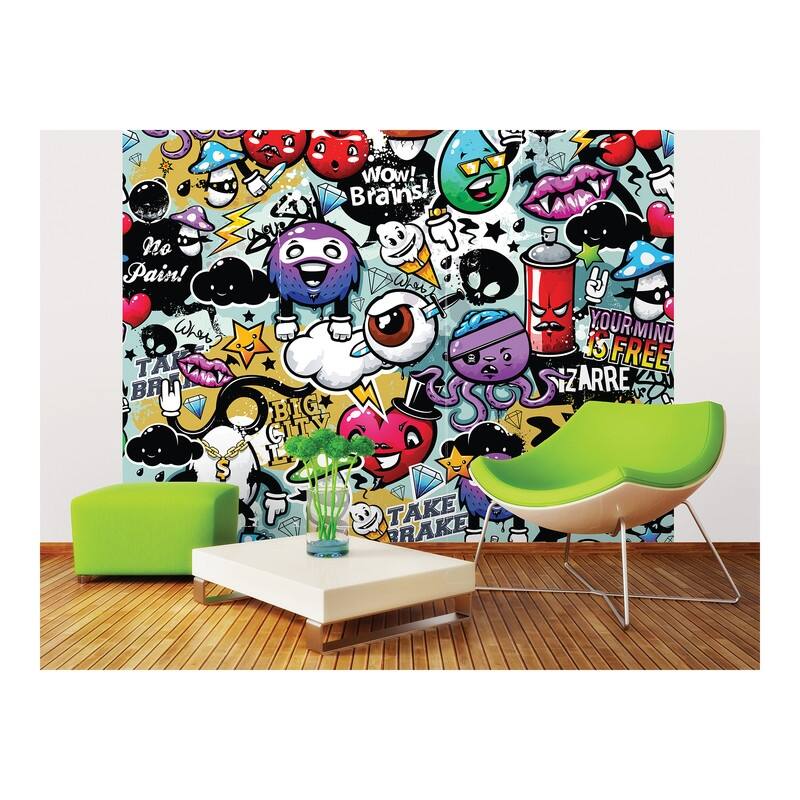 Graffiti Monster Wall Mural