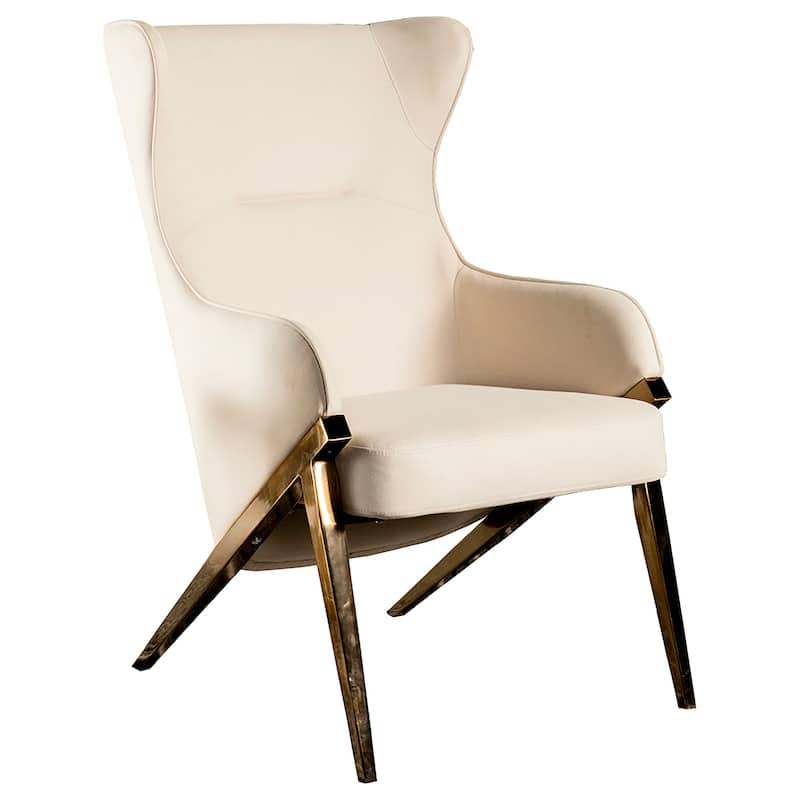 Upholstered Wingback Accent Chair