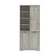 preview thumbnail 70 of 75, GDFStudio - Elijah Tall Bathroom Cabinet with Tilt-Out Laundry Hampers and Adjustable Shelves