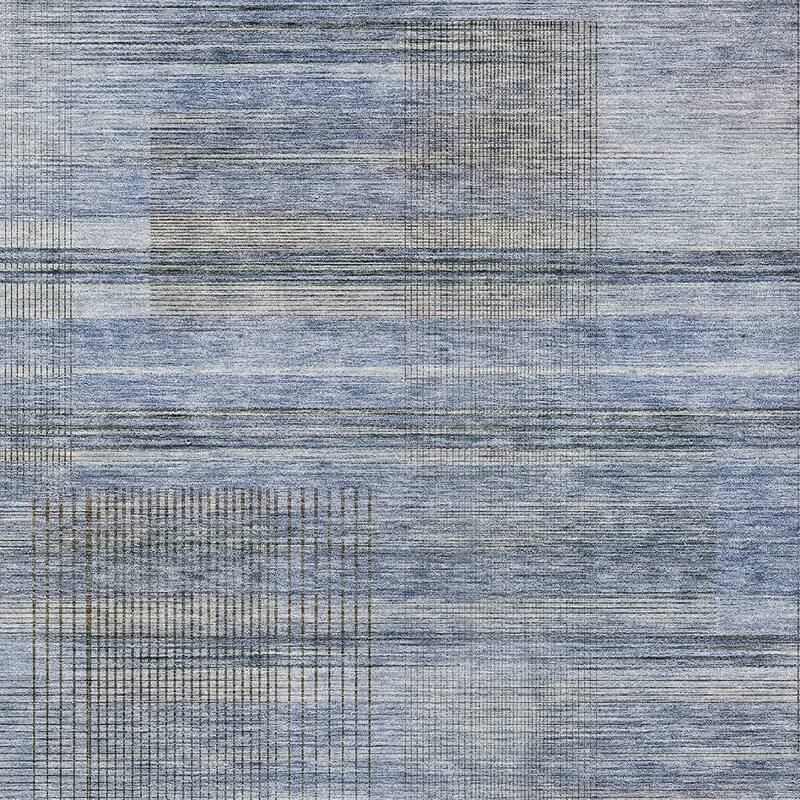 HomeRoots Striped Transitional Rectangle Outdoor Rug
