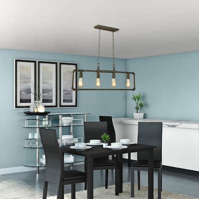 Eglo Wymer 4-Light Pendant with Bronze Finish