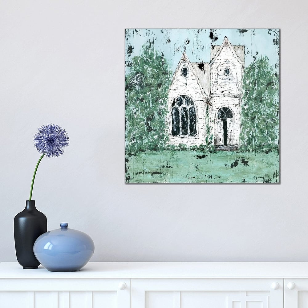 iCanvas "Country Church" by Ashley Bradley Canvas Print