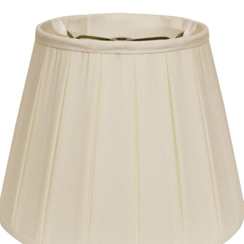 English Box Pleat Softback Lampshade with Washer Fitter, Egg