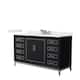 Option Black, Nickel Trim, White Quartz Top