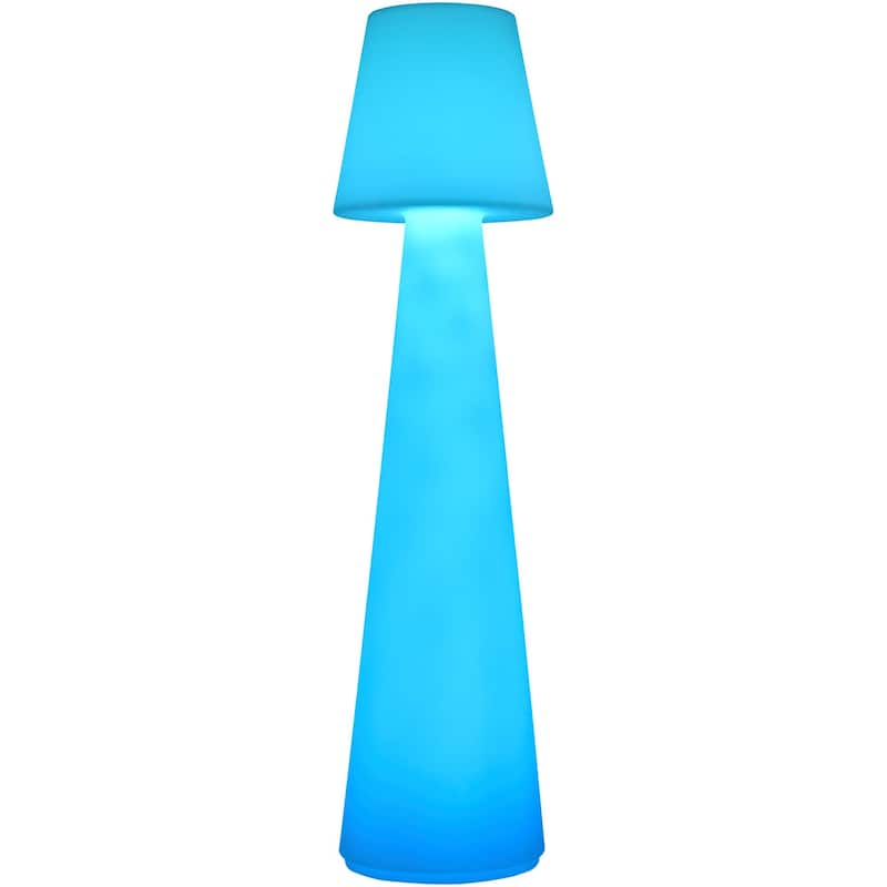 Livabliss Summerfest Traditional Accent Floor Lamp - 59"H x 15"W x 15"D