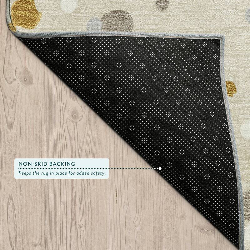 Machine Washable Indoor/ Outdoor Contemporary Sheinelle Chantille Rug