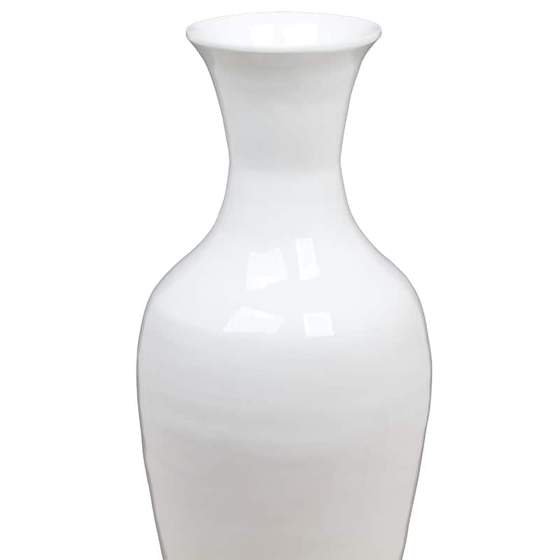 37" Tall Floor Vase, Modern Bamboo Flower holder for Living Room Entryway Classic Floor Decor for Home or Office