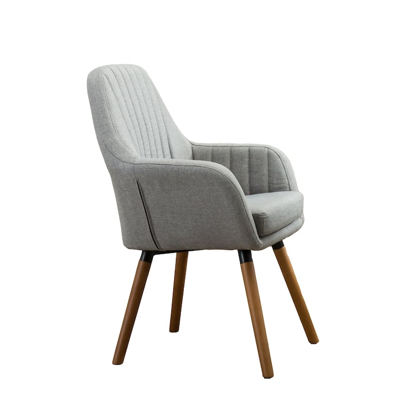 Contemporary Fabric Upholstered Accent Chair