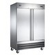 preview thumbnail 1 of 3, SABA - Two Door Commercial Reach-In Stainless Steel Freezer