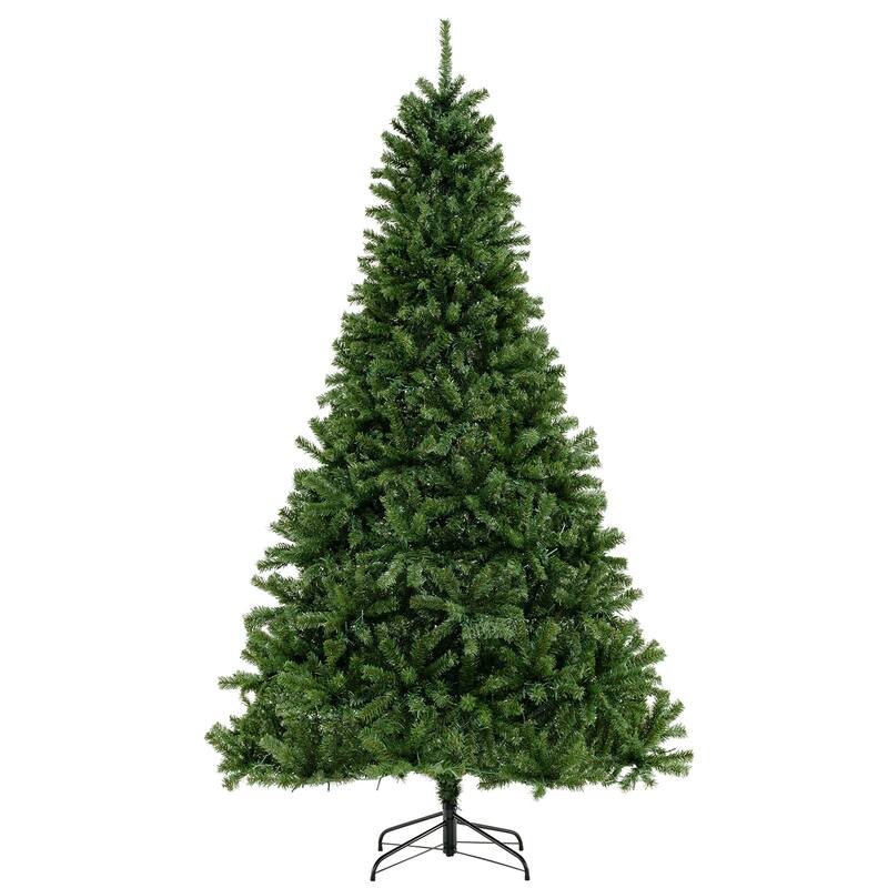 Pre-Lit Artificial Christmas Tree with Remote Control and LED Lights - 8 Foot