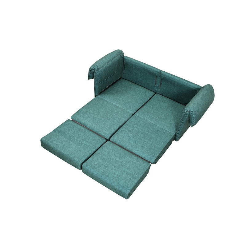 Green 2-Seating Living Room Sofa Set