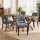 preview thumbnail 40 of 62, Set of 2/4/6 Modern Fabric Upholstered Dining Room Chair Kitchen Chairs with Wood legs
