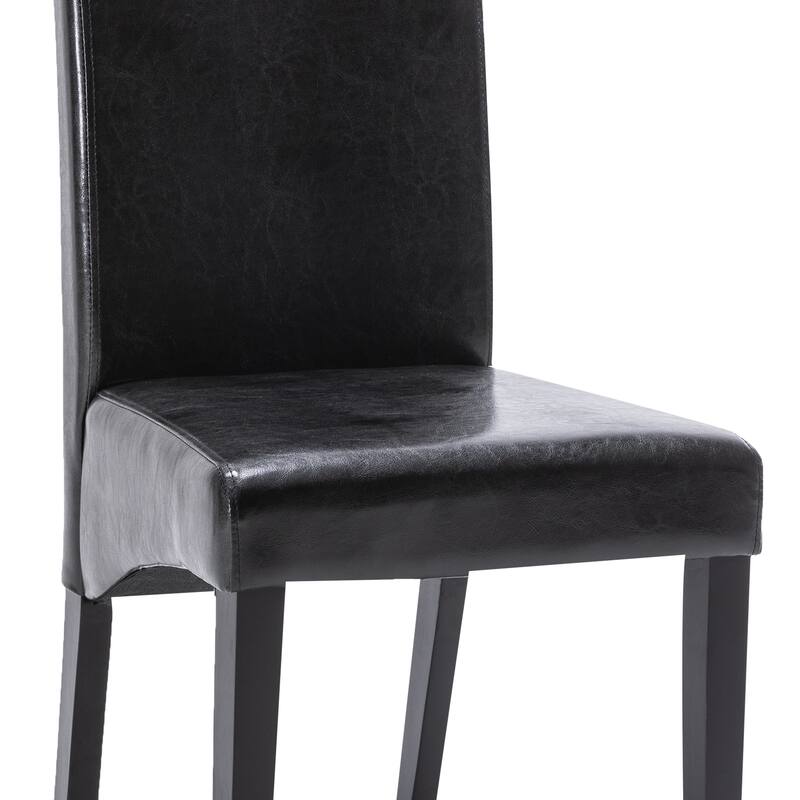 Modern Faux Leather 2 Piece Dining Room Chair