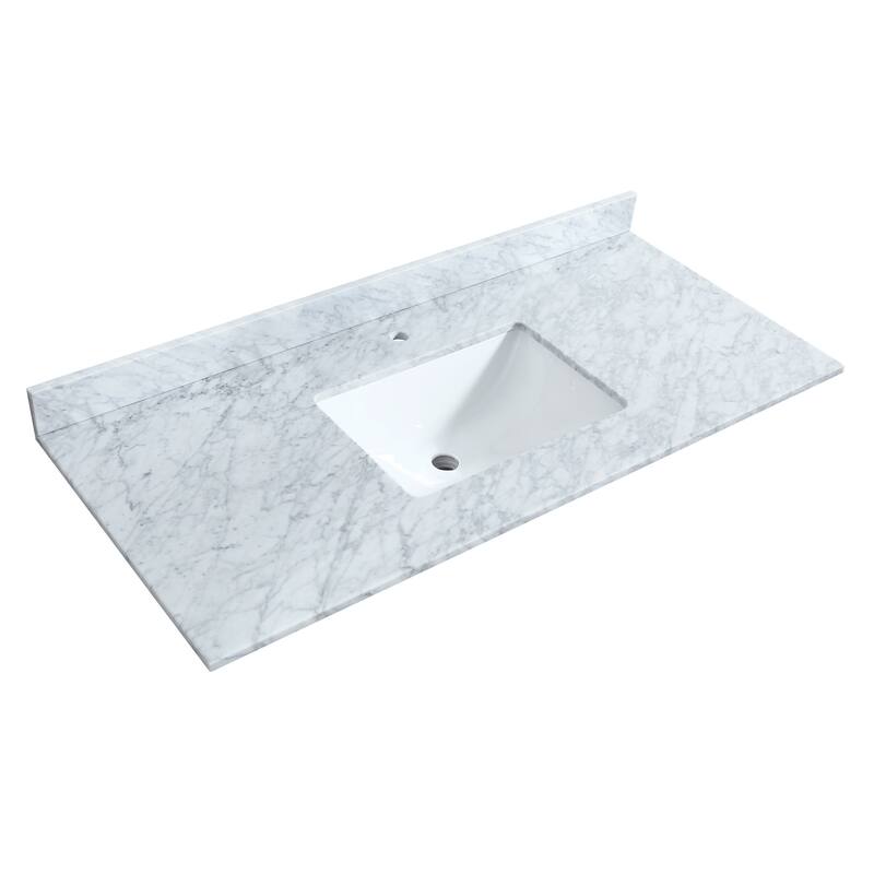 Wyndham Collection Daria 48" Free Standing Single Vanity Set with MDF