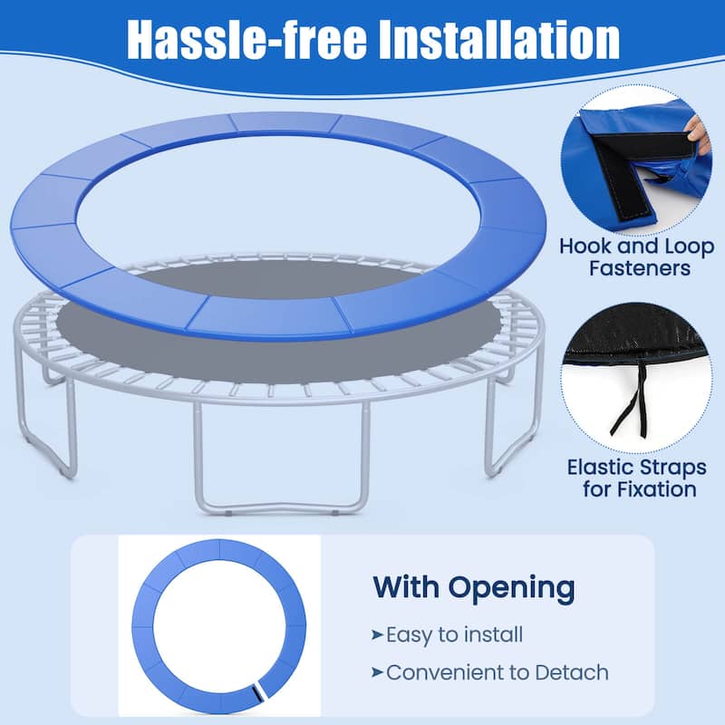 Gymax 14FT Trampoline Spring Cover Universal Trampoline Replacement