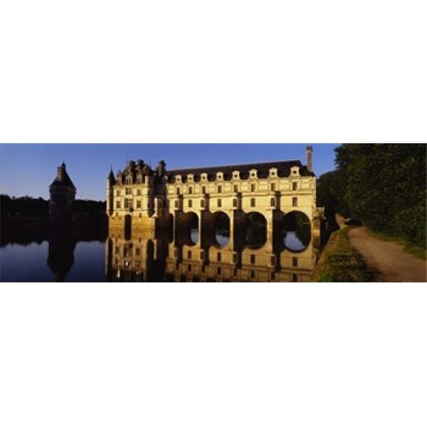 Water In Front Of The Building Loire Valley Chenonceaux France