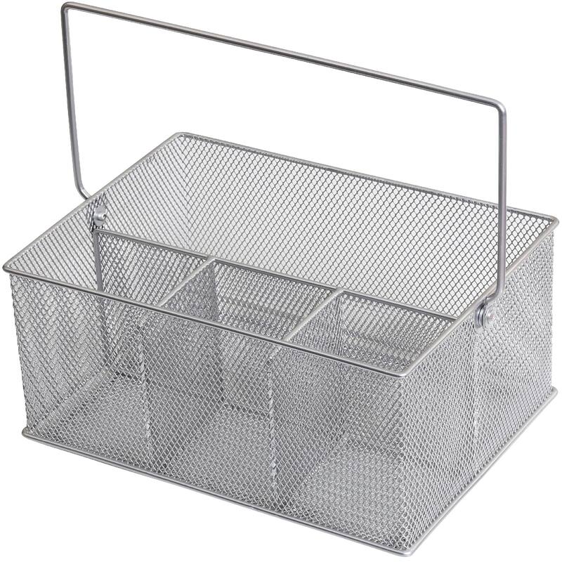 Mesh Condiment Caddy / Kitchen Supply, Utensil, Napkin Holder, 1151mb
