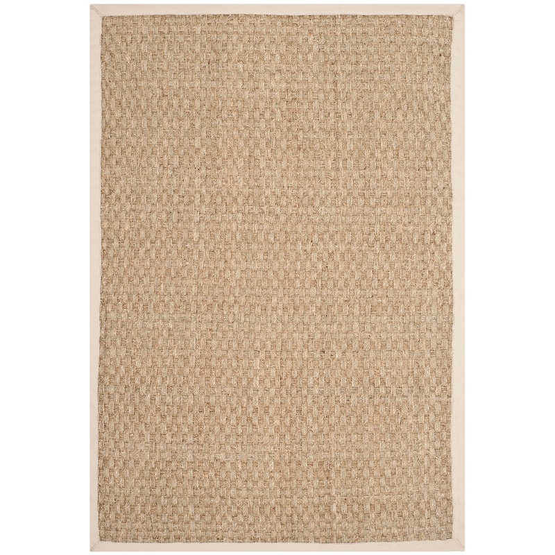 SAFAVIEH Natural Fiber Marina Basketweave Seagrass Rug