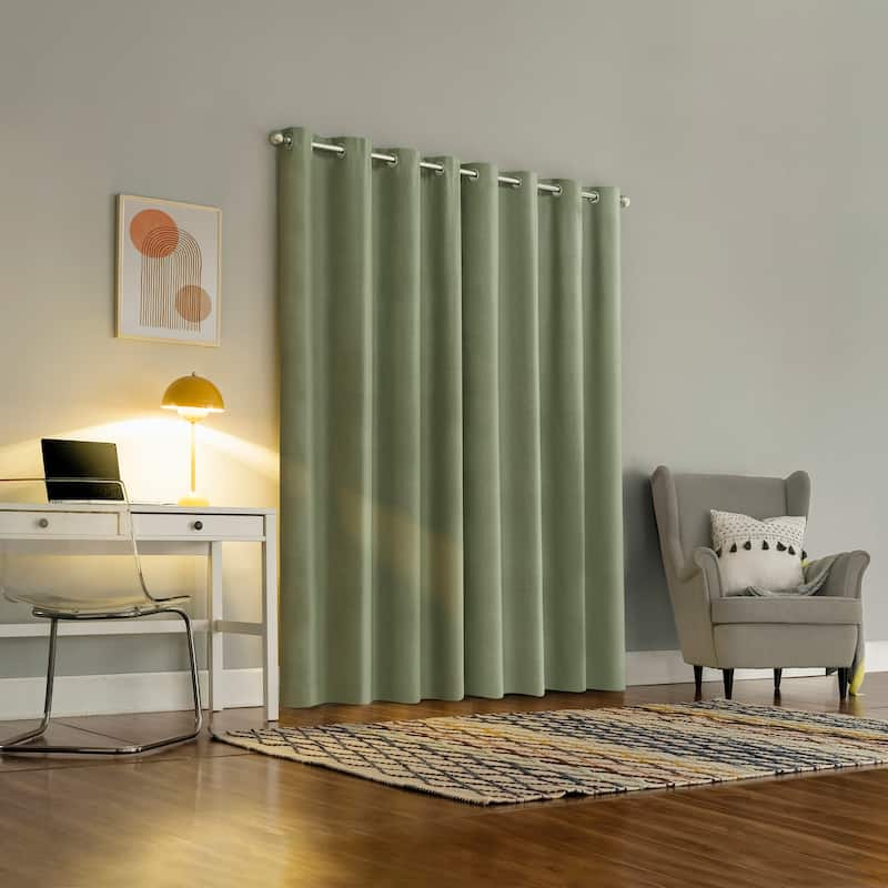 Sun Zero Duran Thermal Insulated Total Blackout Grommet 1-Piece Curtain Panel, Single Panel