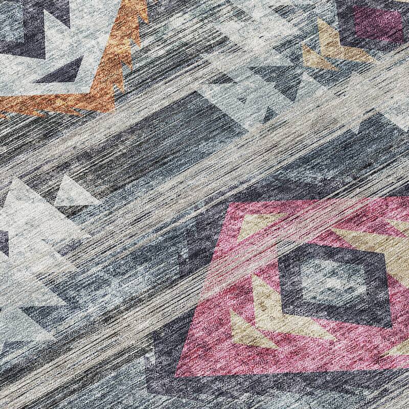 HomeRoots Southwestern Transitional Rectangle Outdoor Rug