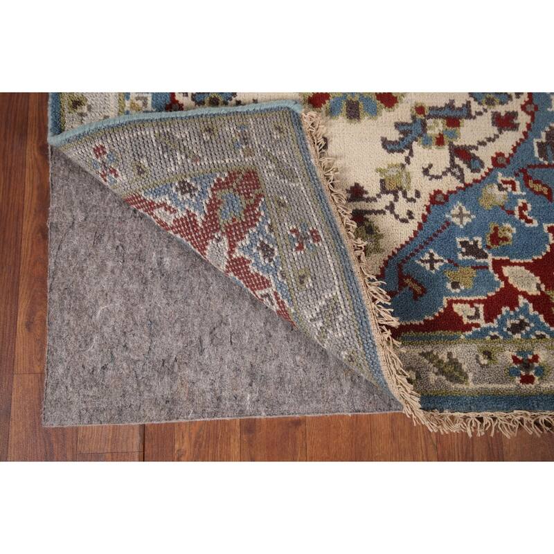 Blue Kazak Oriental Runner Rug Hand-Knotted Wool Carpet - 2'8"x 8'2"