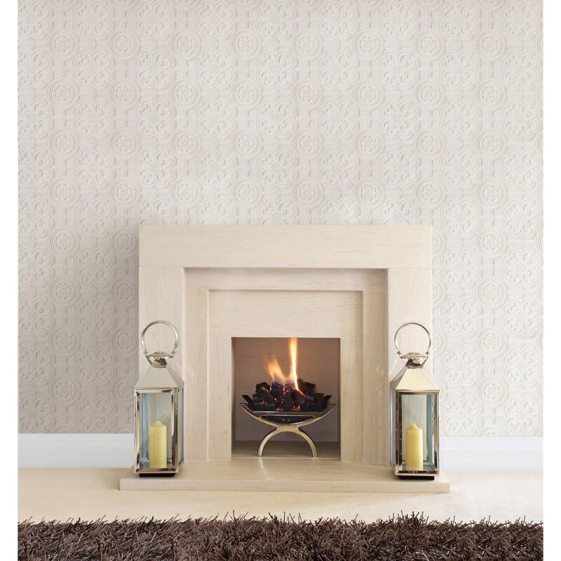 Brewster Egon Paintable Textured Vinyl Wallpaper - 20.9 x 396 x 0.025