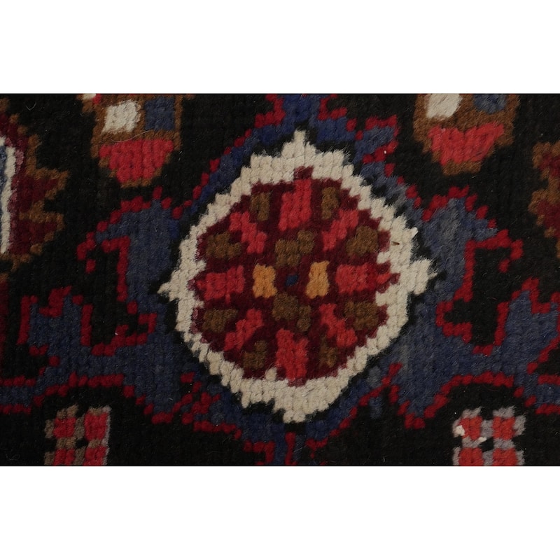 Hand Knotted Oriental 100% Wool Carpet Traditional Medallion Red Heriz Area Rug - 9' 10'' X 6' 7''