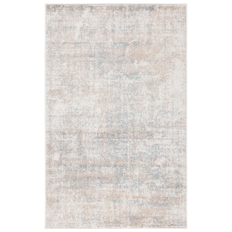 SAFAVIEH Adirondack Lida Modern Abstract Distressed Rug - 2'6" x 4' - Beige/Slate - Rectangle