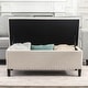 preview thumbnail 37 of 48, Adeco Storage Ottoman 41" Tufted Bench for Living Room Bedroom