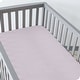 preview thumbnail 39 of 58, Bare Home Solid Ultra-Soft Crib Fitted Sheet