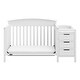 preview thumbnail 22 of 44, Graco Benton 4-in-1 Convertible Crib and Changer – GREENGUARD Gold Certified, Crib and Changing Table Combo